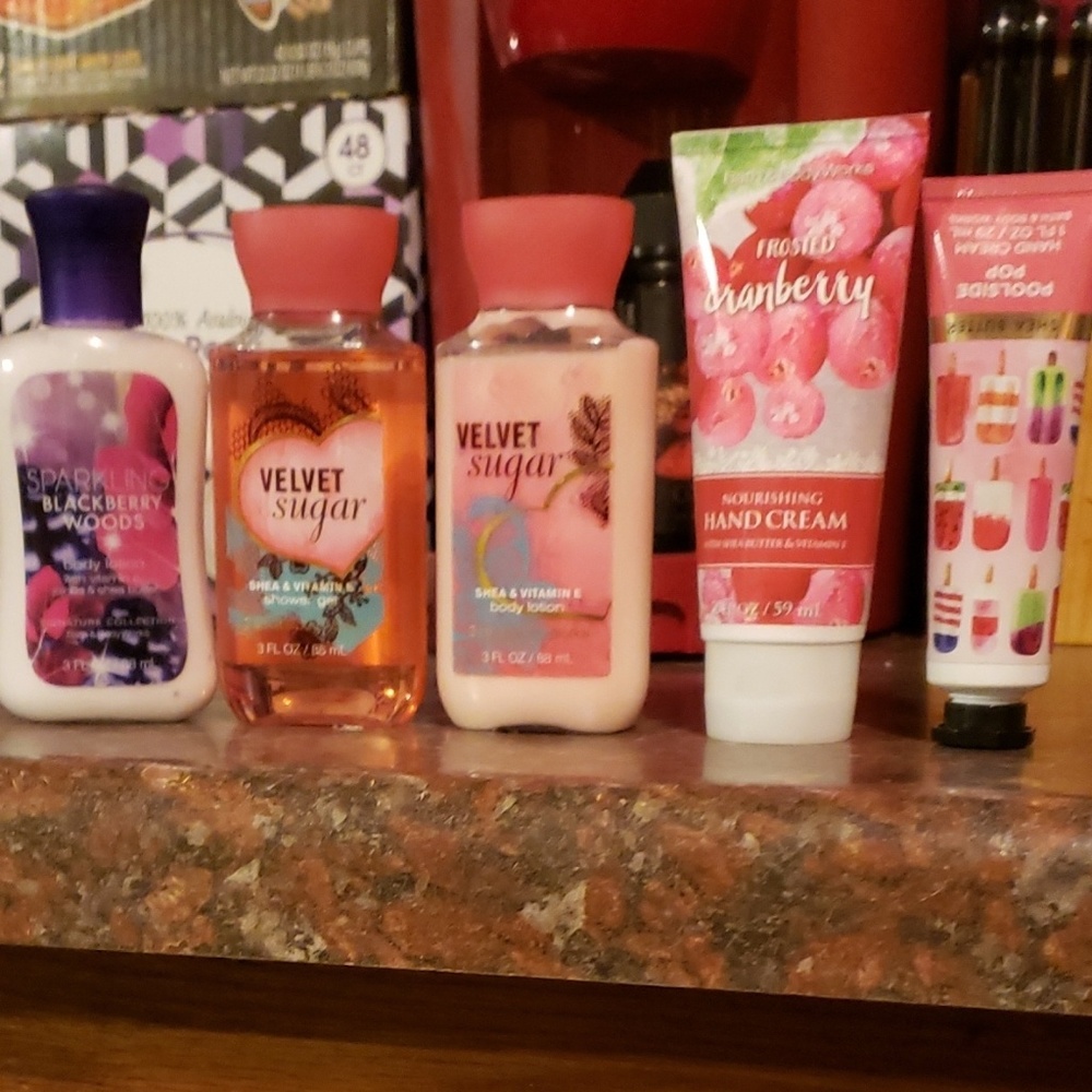 Travel size bath and body